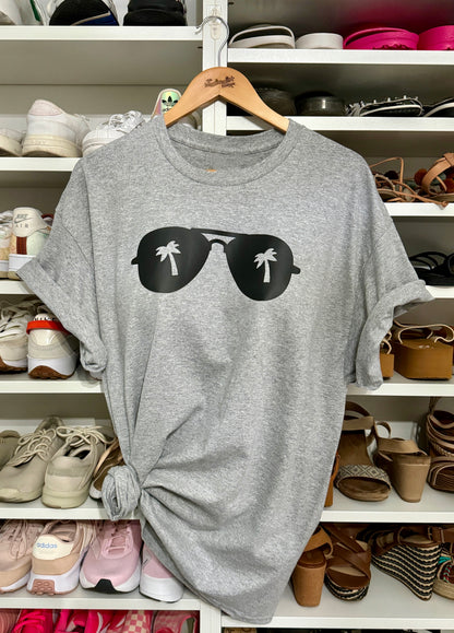 Aviator Palm Trees Tee