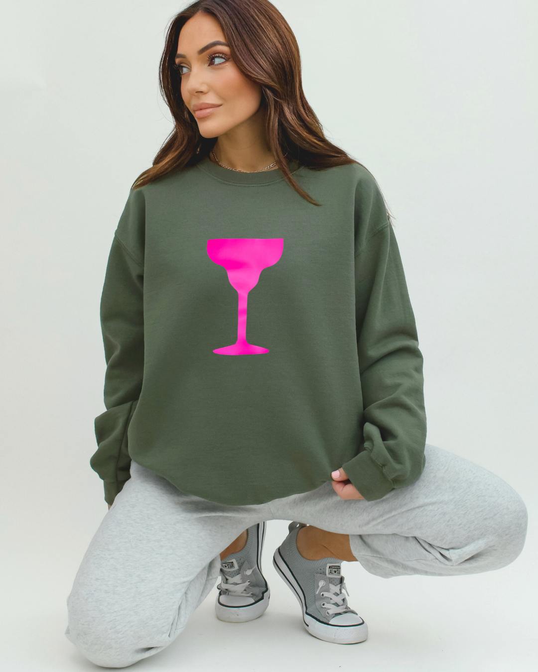 Camo Cocktails Glow Up Sweatshirt