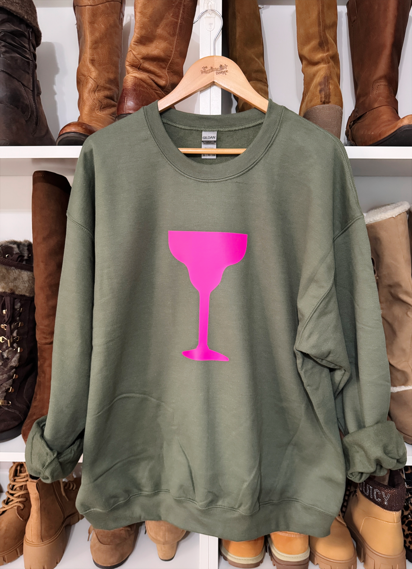 Camo Cocktails Glow Up Sweatshirt