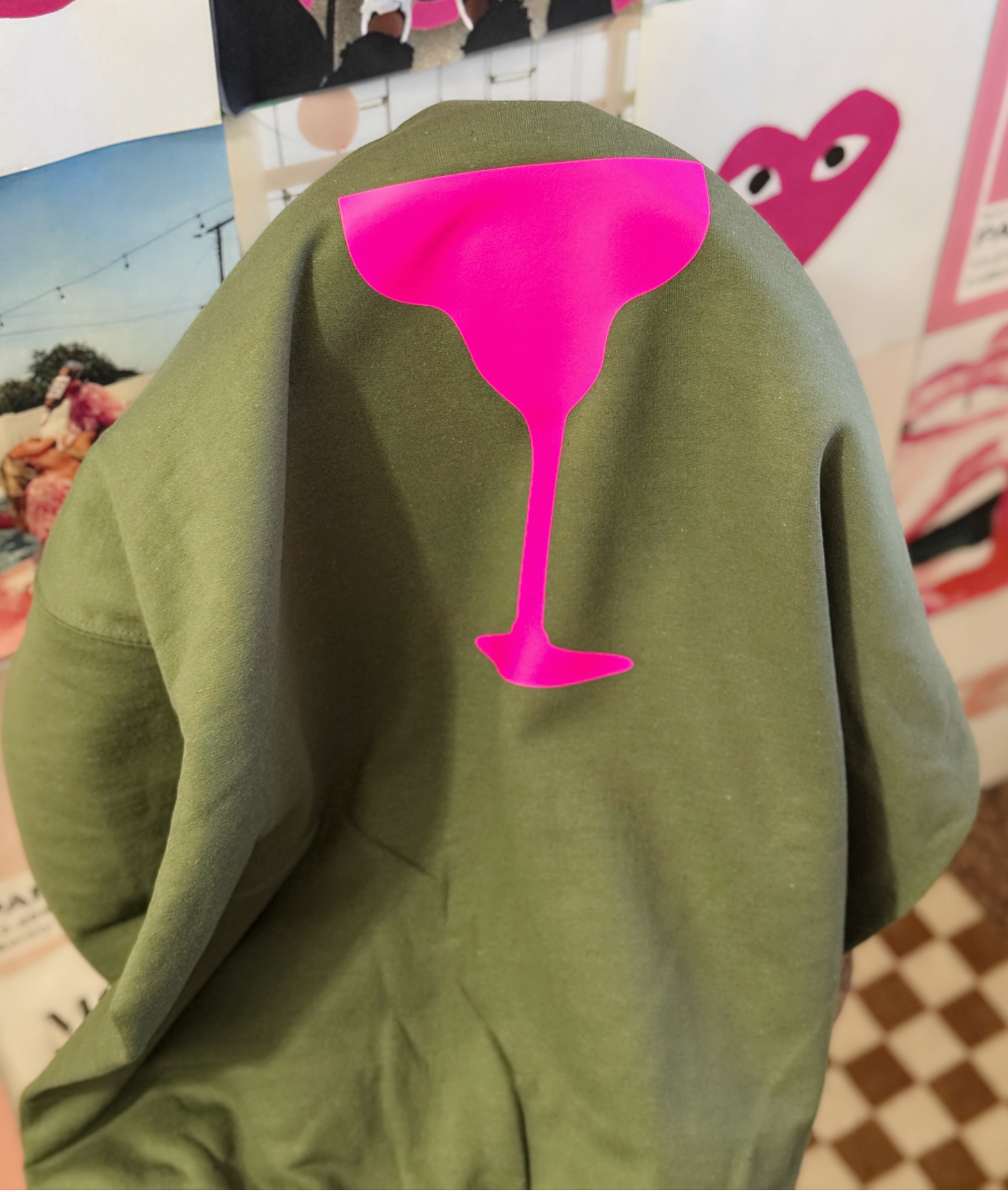 Camo Cocktails Glow Up Sweatshirt