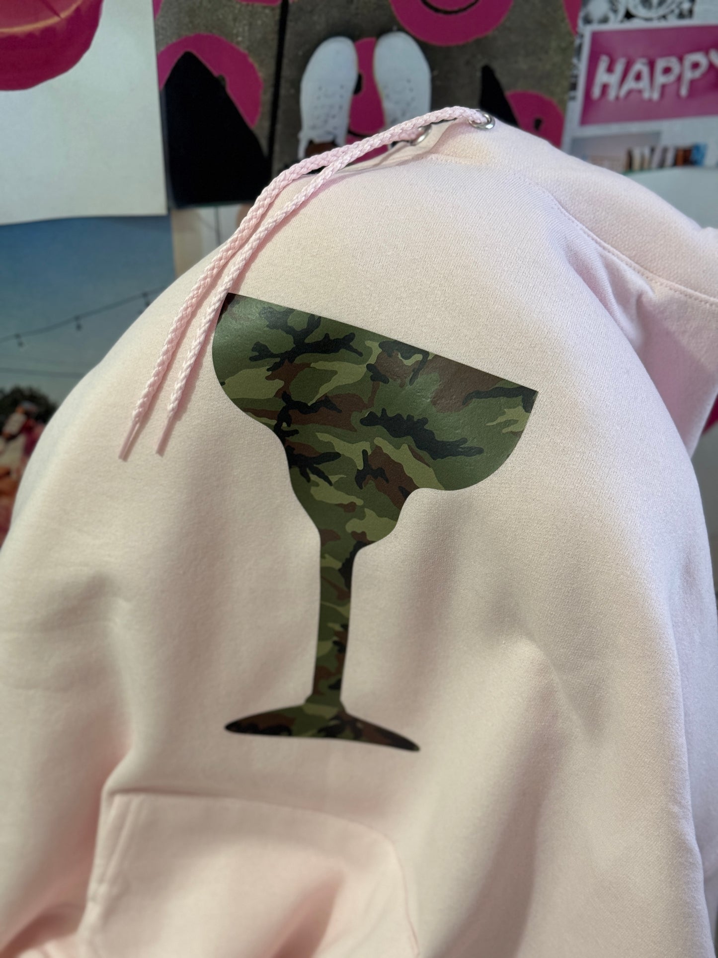 Camo Cocktails Glow Up Hoodie